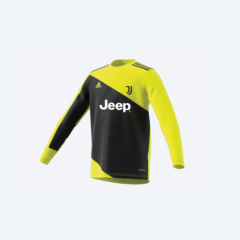 adidas Juventus Home Goalkeeper 20/21 T-Shirt Yellow